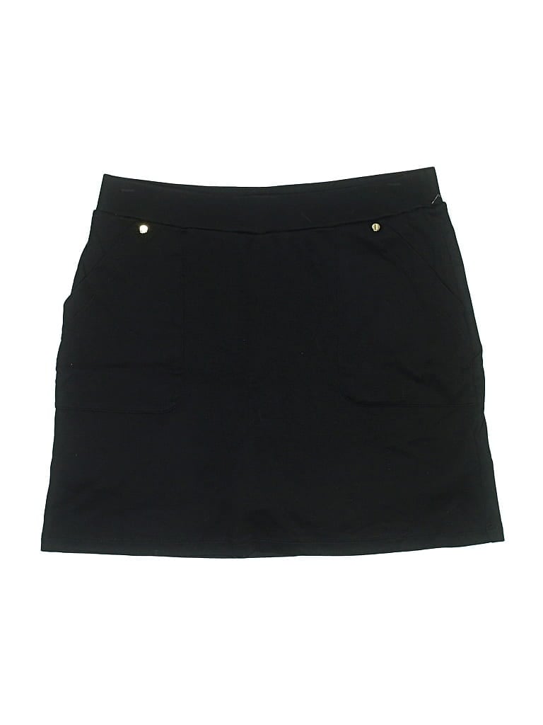 Pre-owned Jones New York Signature Casual Skirt In Black