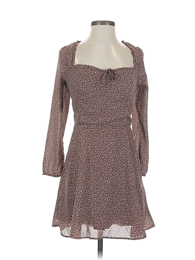 ABERCROMBIE & FITCH Pre-owned Casual Dress In Brown