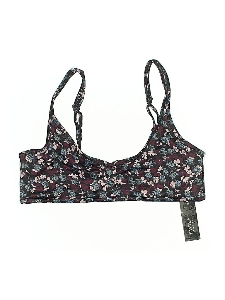 Pre-owned Tavik Swimsuit Top Black Swimwear