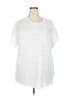 Twelfth Love White Short Sleeve Top Size 2X - photo 1