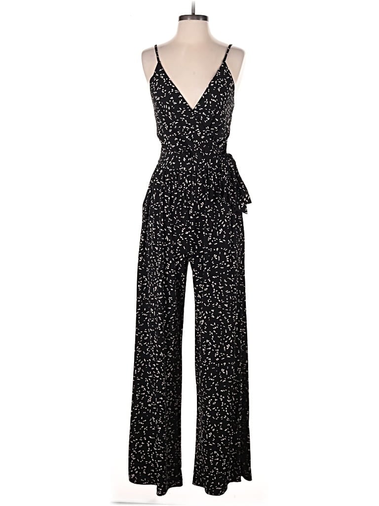 Pre-owned Kaileigh Jumpsuit In Black