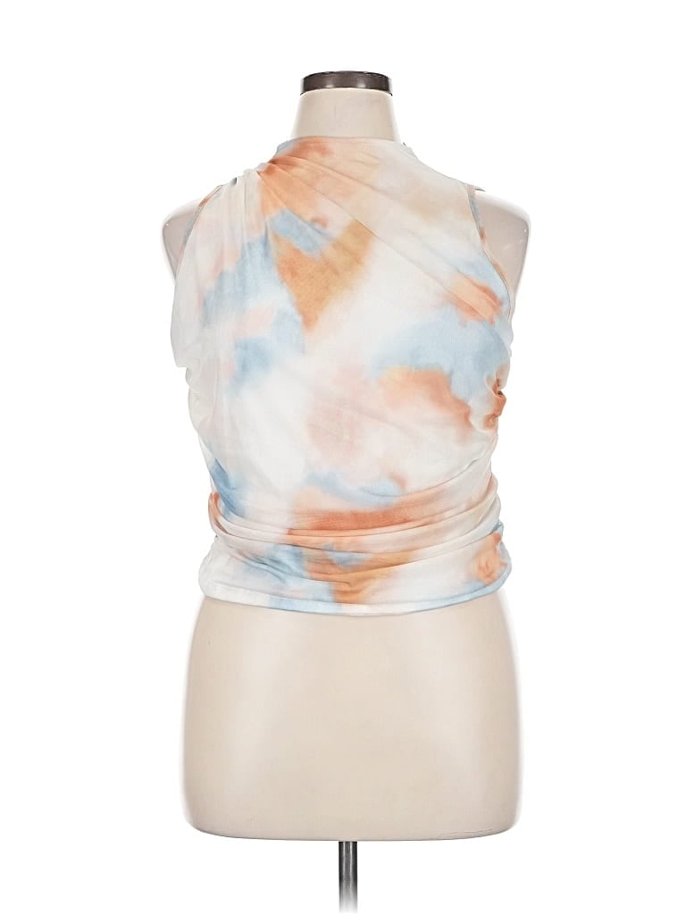 Pre-owned Shein Curve Sleeveless Blouse In White