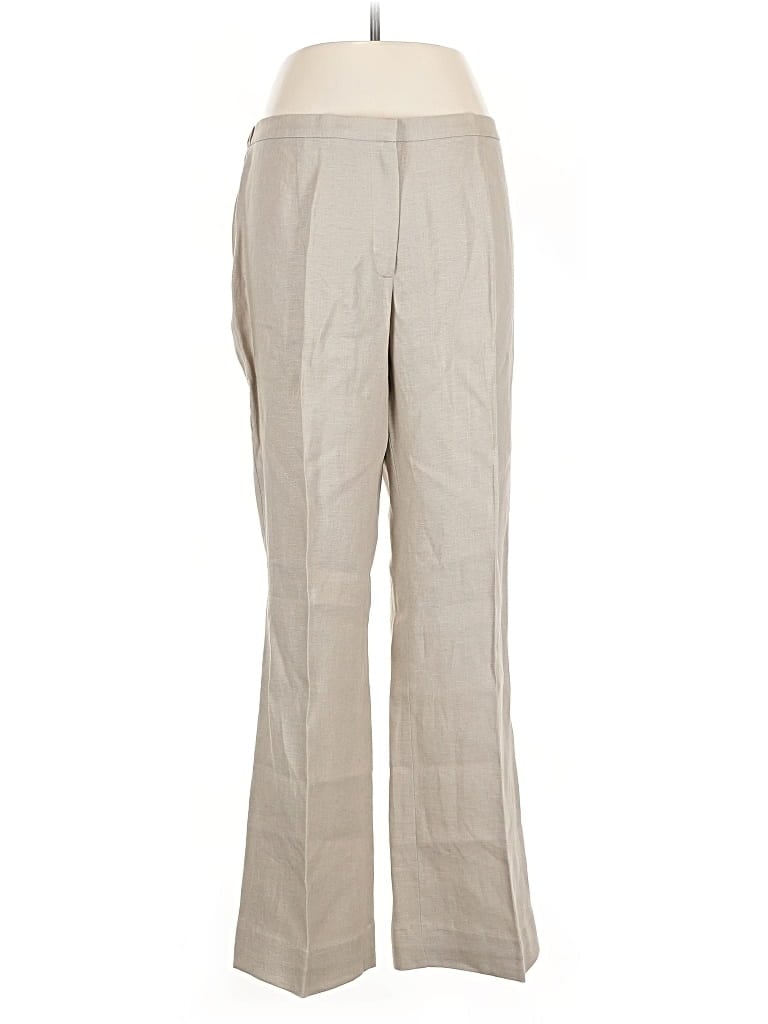 Pre-owned Talbots Linen Pants In Brown
