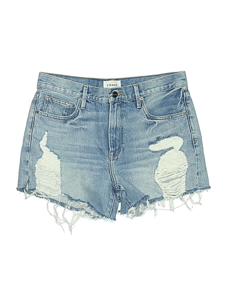 Pre-owned Frame Denim Shorts In Blue