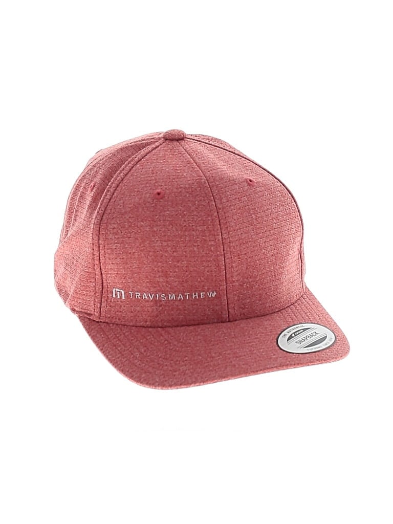 Click to view more detailed imagery on our partner's website Pre-owned Travis Mathew Baseball Cap In Red
