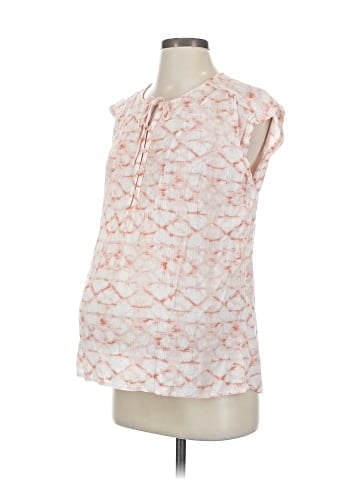 Isabel Maternity Short Sleeve Blouse (view 1)