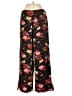 Assorted Brands Floral Black Casual Pants Size 2 - photo 1