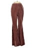 Shein Stripes Burgundy Casual Pants Size 4 - photo 1