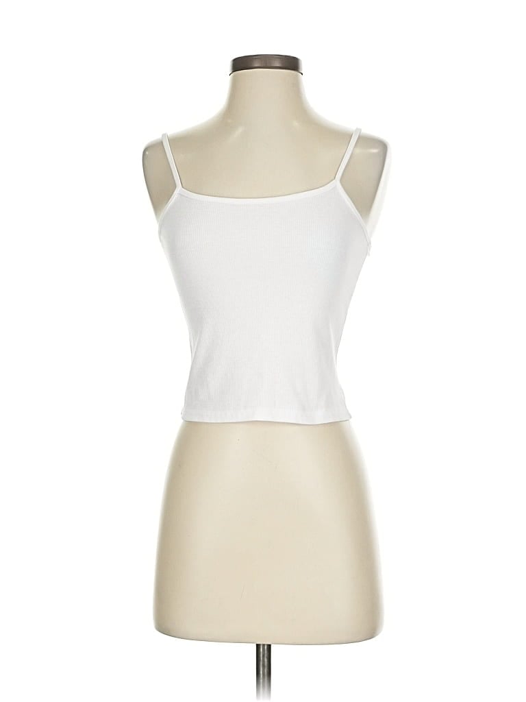 UNBRANDED Pre-owned Tank Top White Strapless Neckline Tops