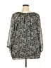 Cathy Daniels 100% Polyester Black 3/4 Sleeve Blouse Size 3X - photo 2