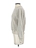 Everlane 100% Polyester Animal Print Silver Pullover Sweater Size S - photo 5