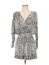 Parker Animal Print Silver Casual Dress Size XS - photo 1