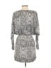 Parker Animal Print Silver Casual Dress Size XS - photo 2