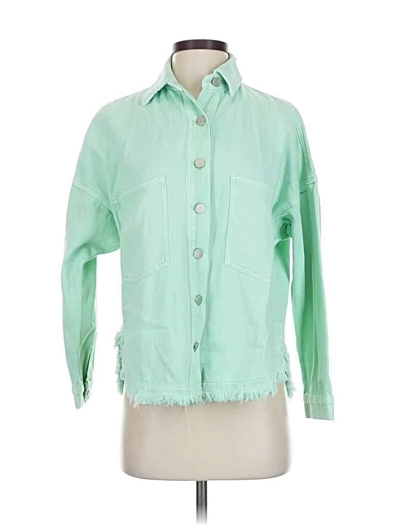 Pre-owned Pink Lily Jacket In Green