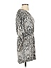 Parker Animal Print Silver Casual Dress Size XS - photo 4