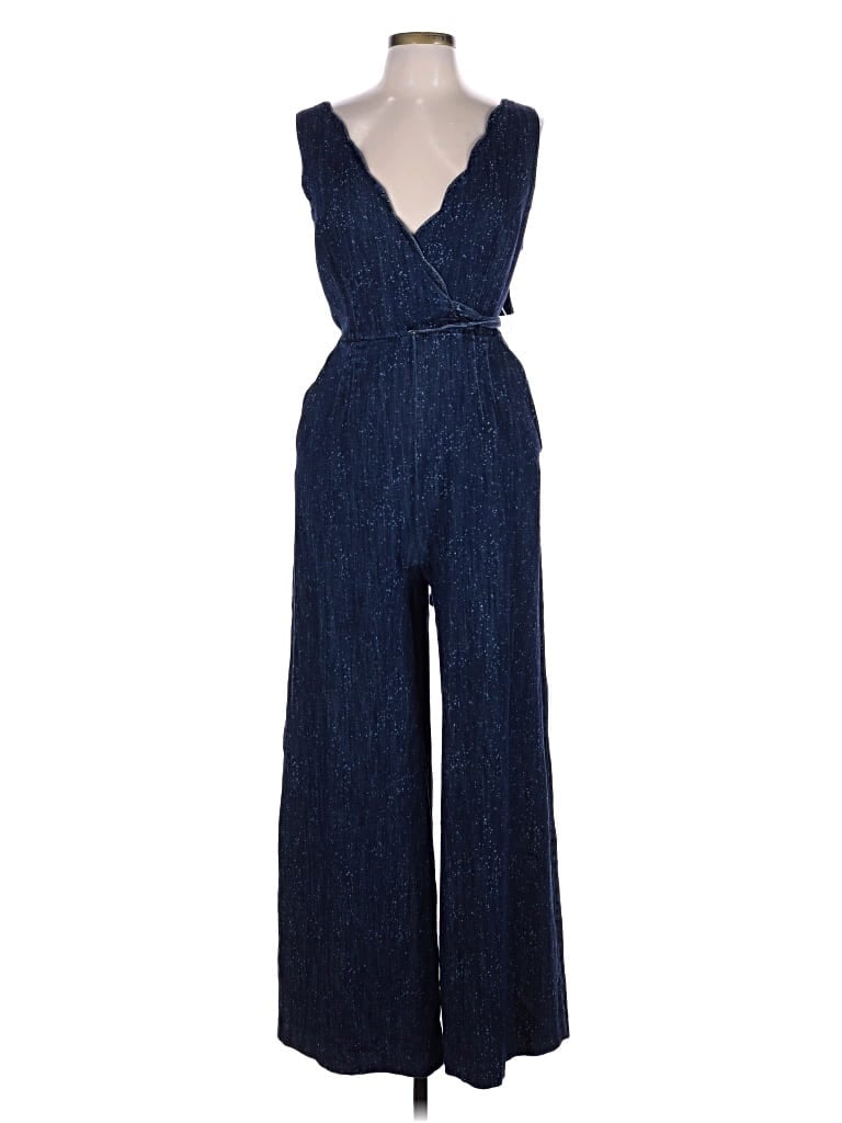 Pre-owned Pilcro And The Letterpress Casual Dress In Blue