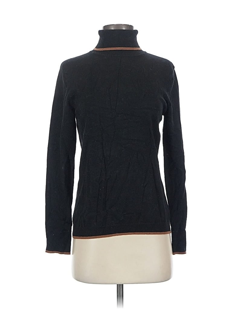 Pre-owned Max Studio Turtleneck Sweater In Black