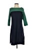L.L.Bean Color Block Teal Casual Dress Size XS - photo 1