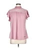 Adrienne Vittadini Pink Short Sleeve Blouse Size L - photo 1