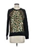 MICHAEL Michael Kors Animal Print Black Pullover Sweater Size XS - photo 1