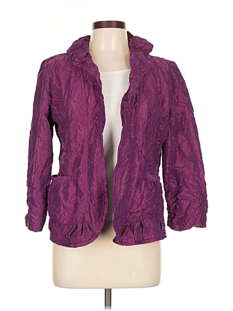 Pre-owned Peck & Peck Jacket In Purple