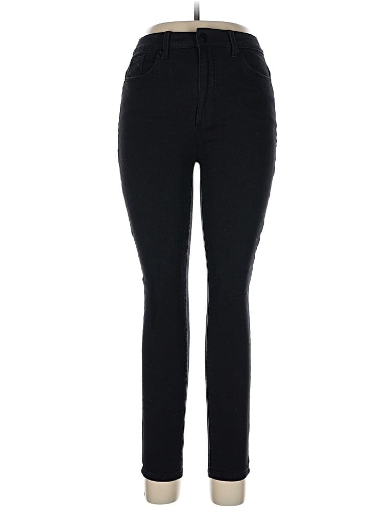 Pre-owned Just Fab Jeggings In Black
