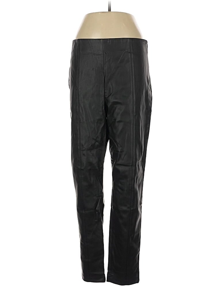 ANN TAYLOR Pre-owned Faux Leather Pants In Black