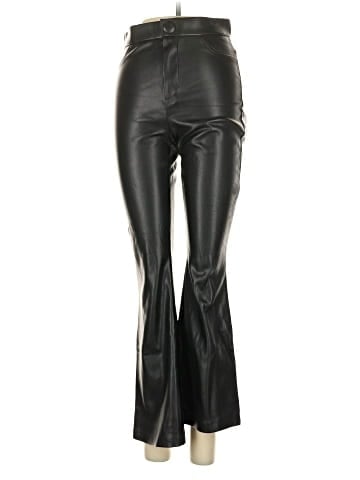 Zara Faux Leather Pants (view 1)