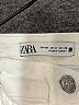 Zara Ivory White Jeans Size 6 - photo 6