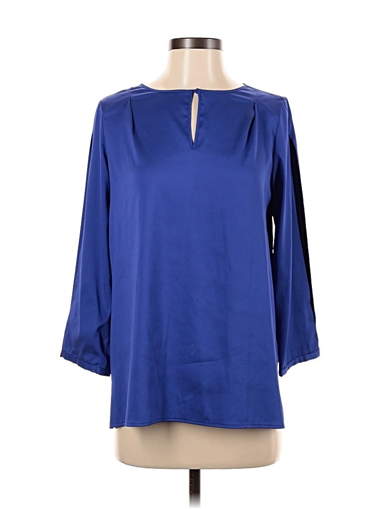 Click to view more detailed imagery on our partner's website Pre-owned Catherine Catherine Malandrino 3/4 Sleeve Blouse In Blue