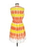 ASOS 100% Polyester Print Orange Cocktail Dress Size 8 - photo 2