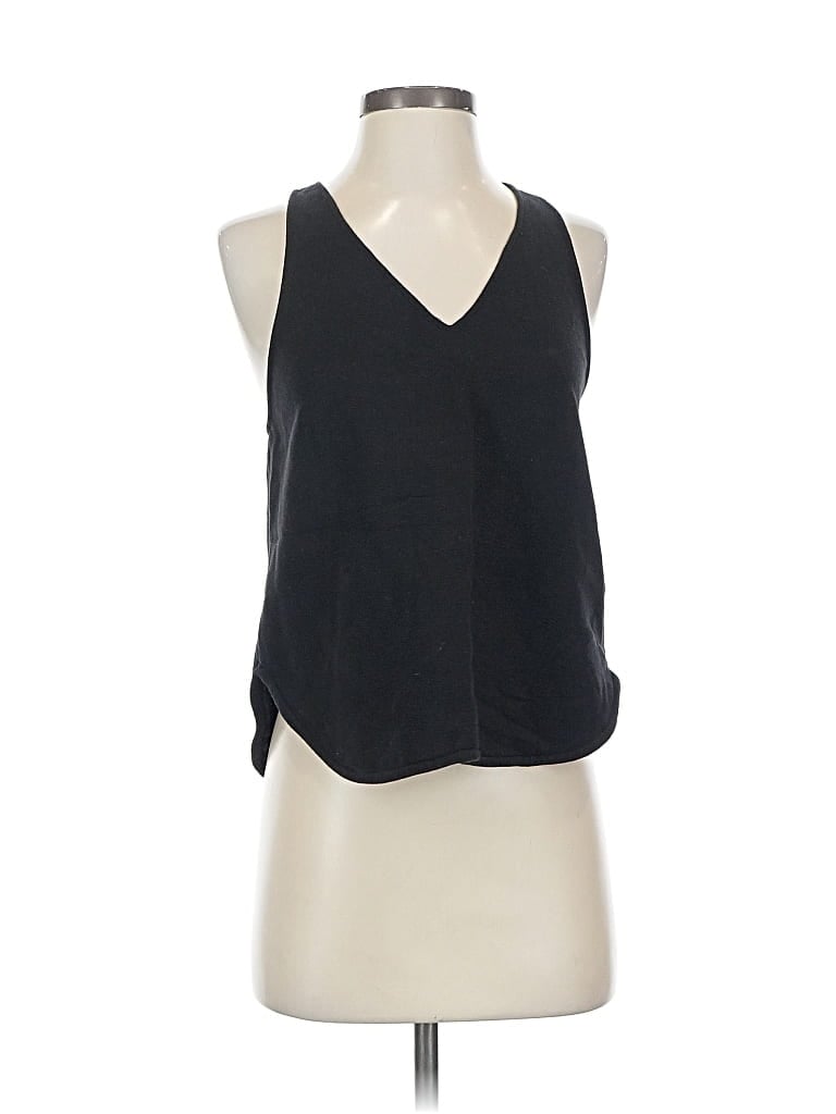 Pre-owned Babaton Sleeveless Blouse In Black