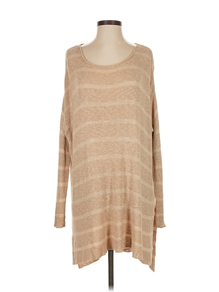 Pre-owned Free People Pullover Sweater In Brown
