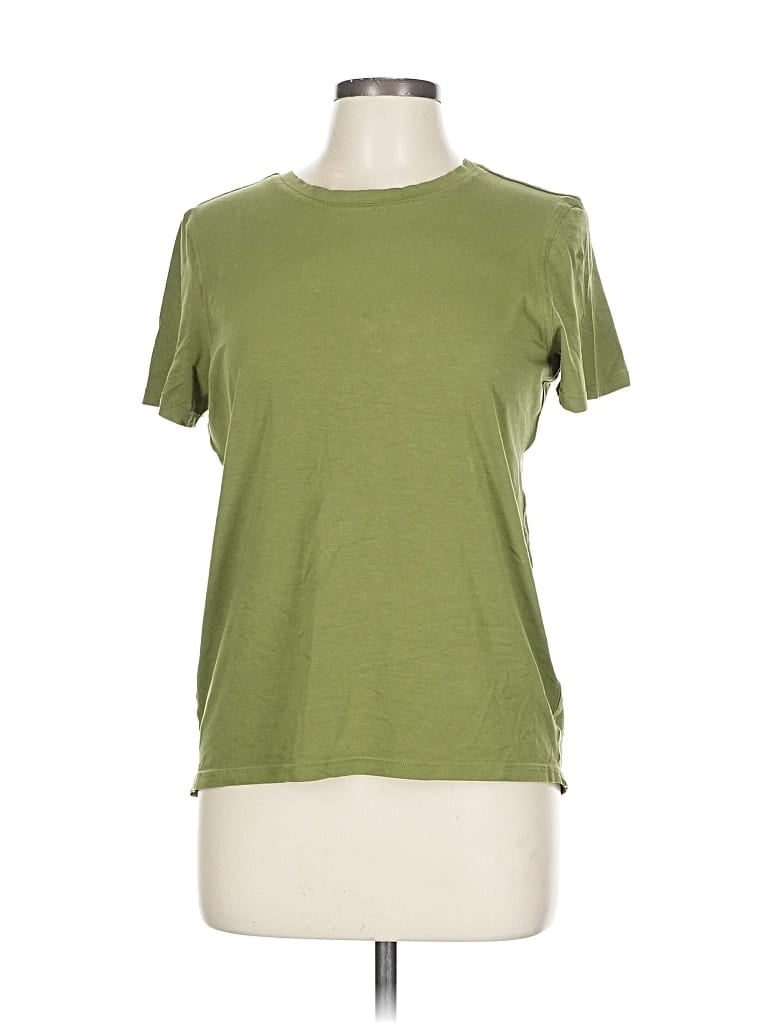 Pre-owned Lululemon Athletica Short Sleeve T-shirt In Green