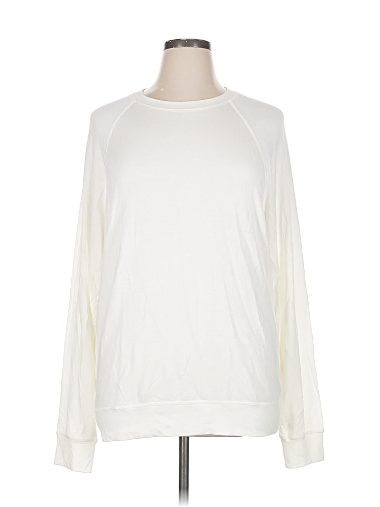 Pre-owned Assorted Brands Sweatshirt In White