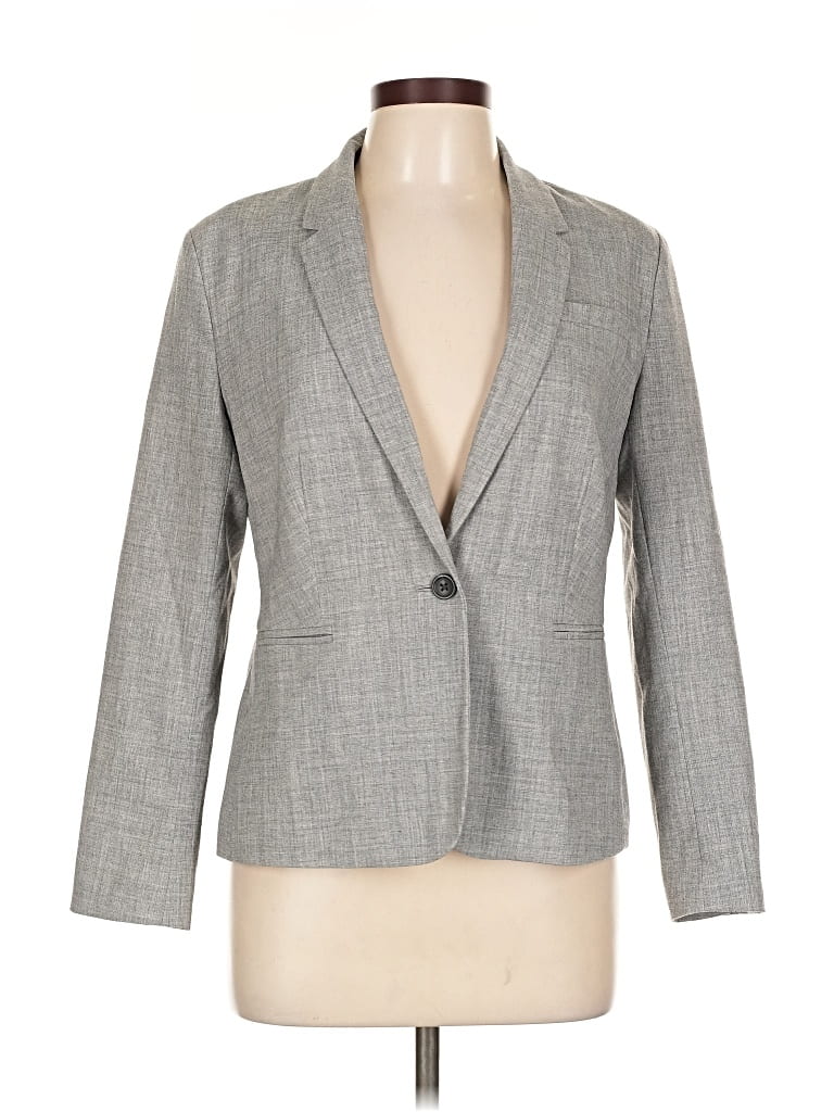 Pre-owned Banana Republic Factory Store Blazer Jacket In Gray