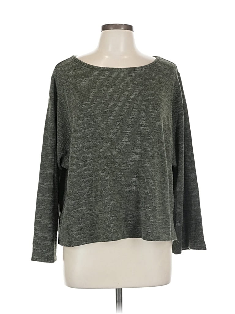 Pre-owned Max Studio Pullover Sweater In Gray