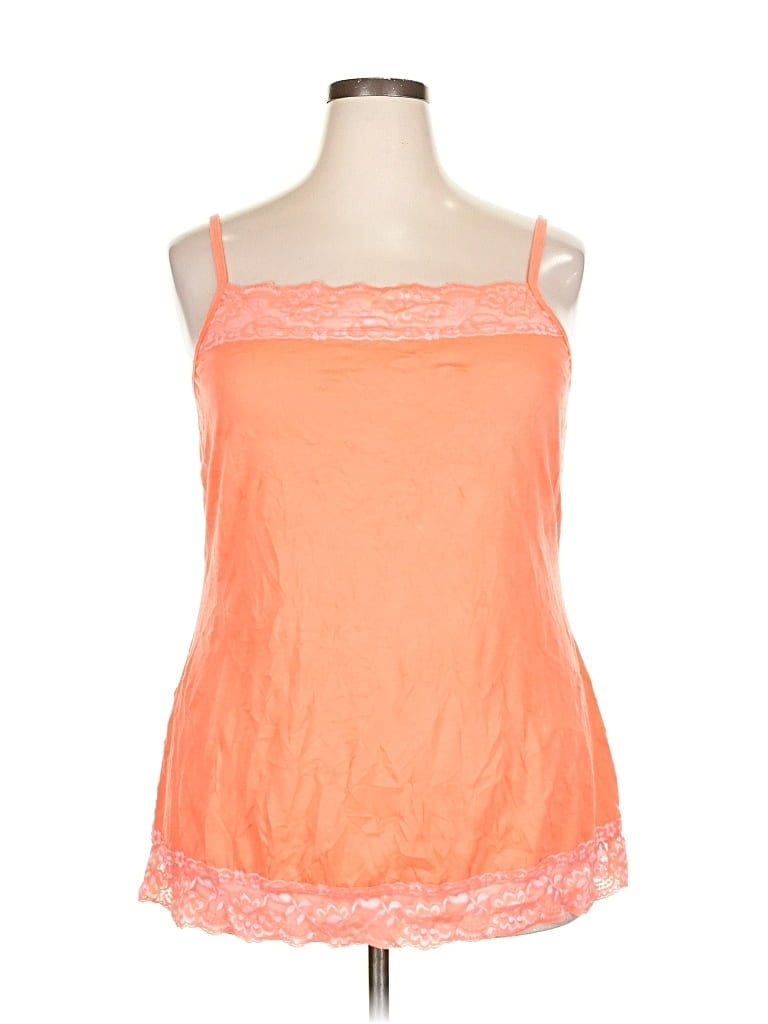 Pre-owned Maurices Tank Top Orange Strapless Neckline Tops