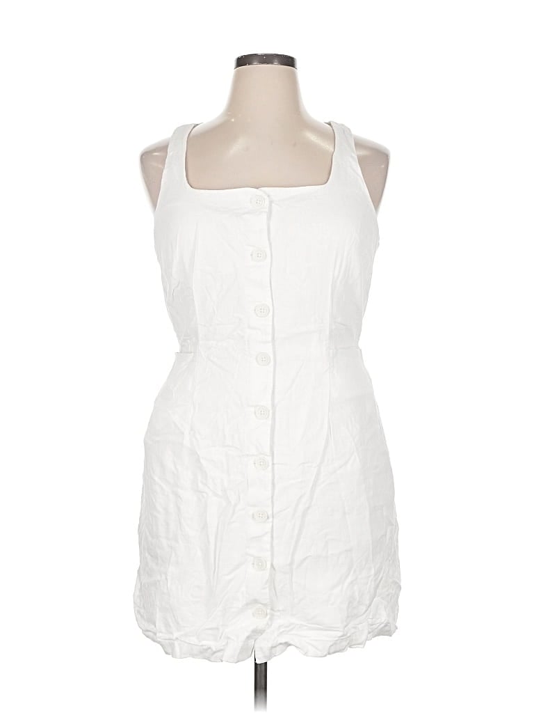Pre-owned A New Day Casual Dress In White