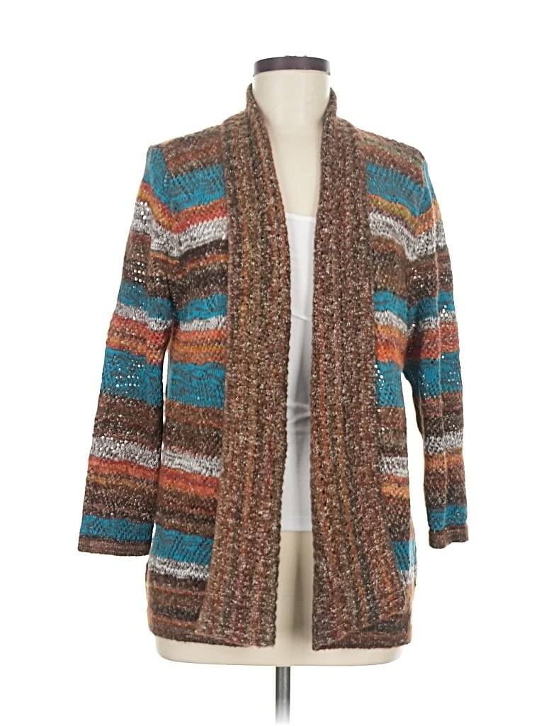 Pre-owned Unbranded Cardigan Sweater In Brown