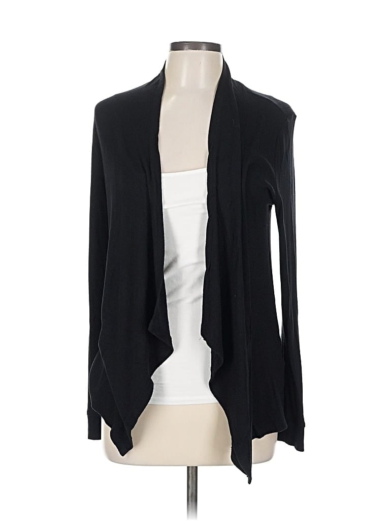 Pre-owned Inc International Concepts Cardigan Sweater In Black