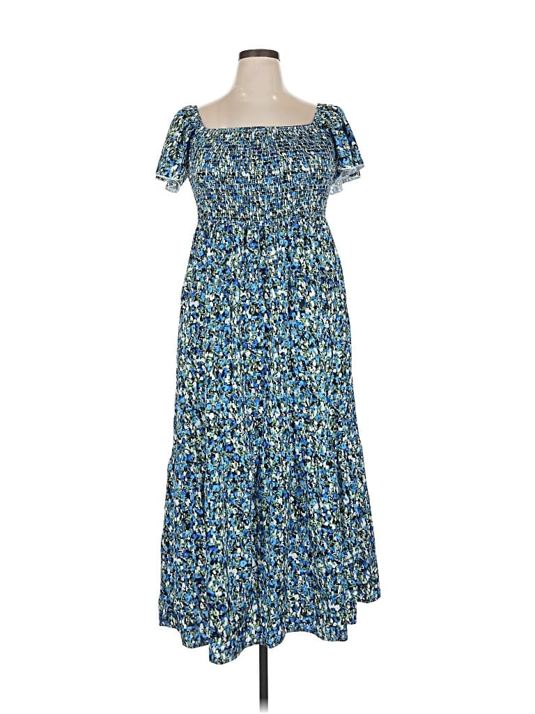 Pre-owned Ofeefan Casual Dress In Blue