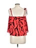 Buddy Love 100% Polyester Red Sleeveless Blouse Size L - photo 2