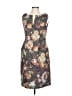 Tabitha Print Gray Cocktail Dress Size 10 - photo 1