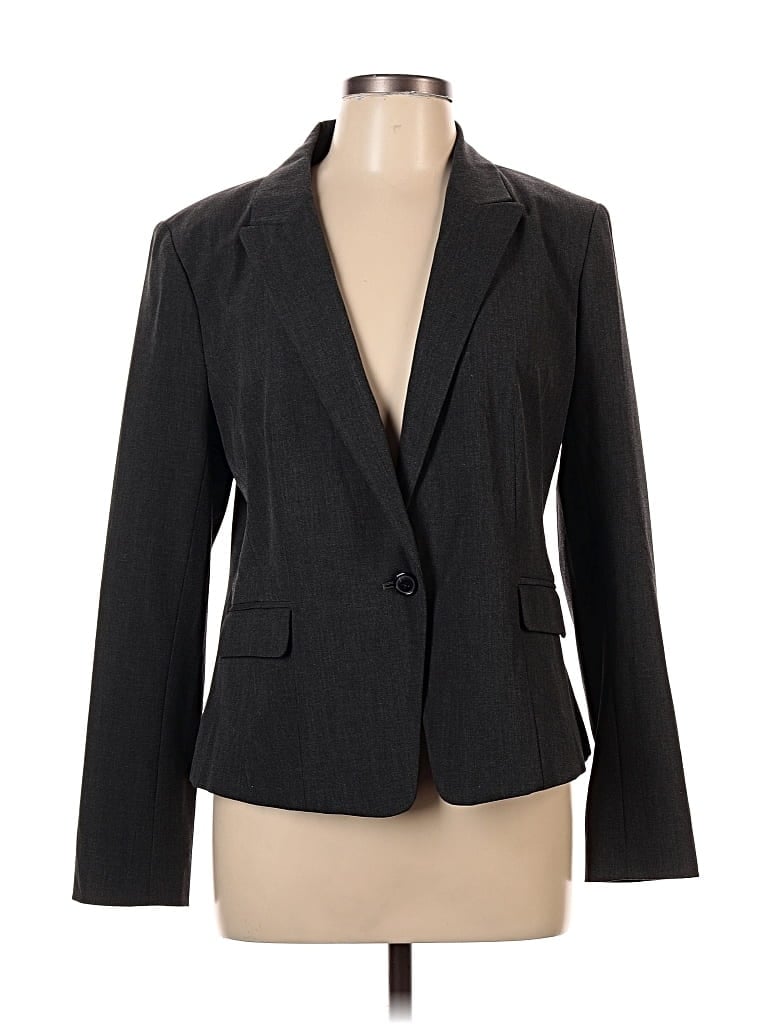 Pre-owned Ann Taylor Factory Blazer Jacket In Gray