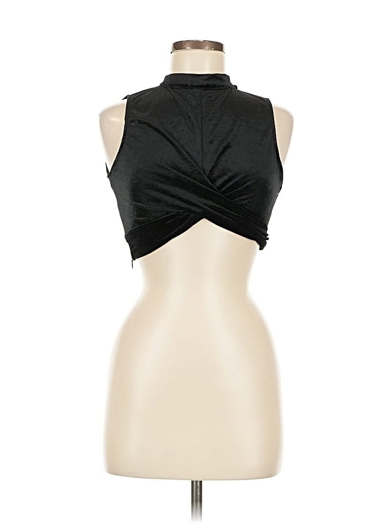 Pre-owned Essue Sleeveless Blouse In Black
