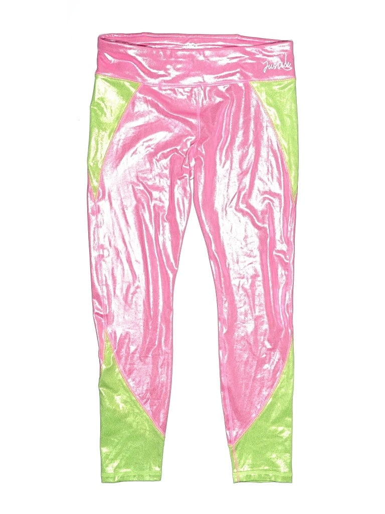 Pre-owned Justice Kids' Active Pants In Pink