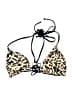 Unbranded Animal Print Gold Swimsuit Top Size M - photo 1