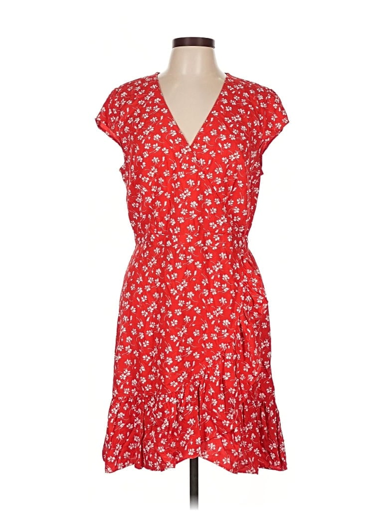 Pre-owned J.crew Mercantile Casual Dress In Red