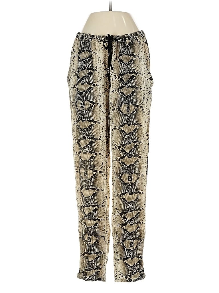 ELIZABETH AND JAMES Pre-owned Silk Pants In Brown